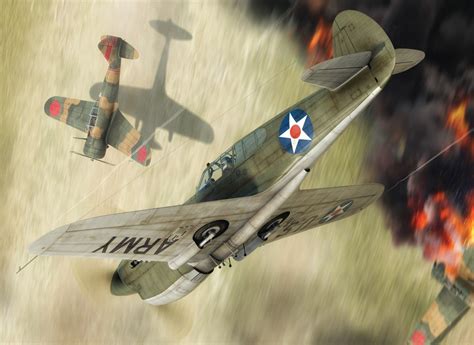 Wallpaper World War Ii Aircraft Airplane Curtiss P Warhawk War