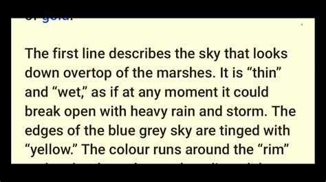 C 8 Poem Marshlands By Emily Pauline Johnson YouTube