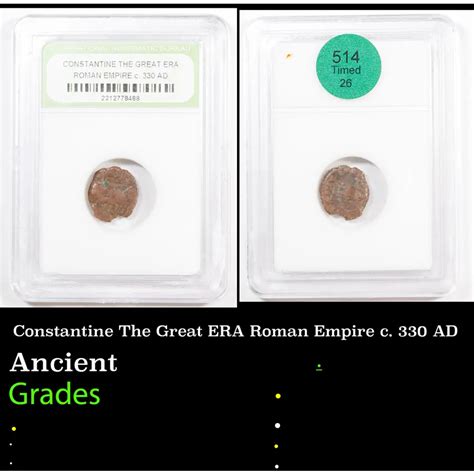 Constantine The Great Era Roman Empire C Ad Ancient Graded By Inb