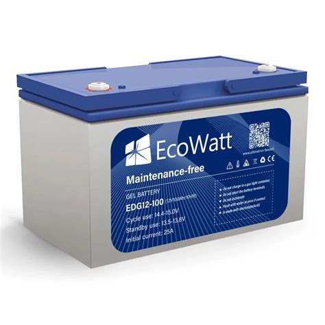 Batterie Ah V Gel D Charge Lente Ecowatt