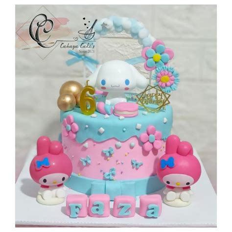 jual kue ulang  karakter anak perempuan girls cake cartoon