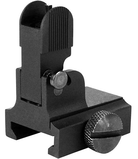 Aim Sports MT034 AR 15 M16 Flip Up Front Sight AR 15 M16 Folding Black