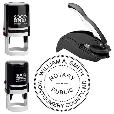 Round Maryland Notary Stamp Corp Connect