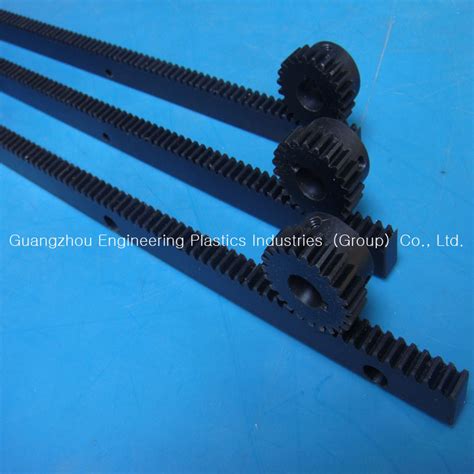 Engineering Plastic Nylon Rack Gear PA PA66 Gear Rack And Pinion