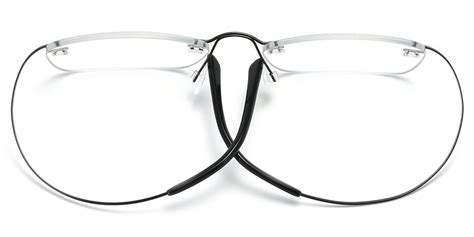 Women S Rimless Titanium Eyeglasses