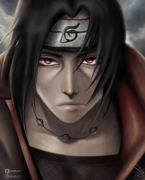 Itachi Uchiha Semirealistic Version By Desbuzo On Deviantart