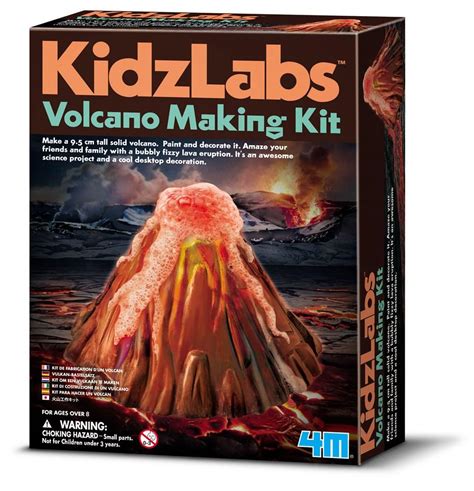 M Kidzlabs Volcano Making Kit Lag Din Egen Vulkan Norsk I