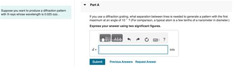 Solved Suppose you want to produce a diffraction pattern | Chegg.com 