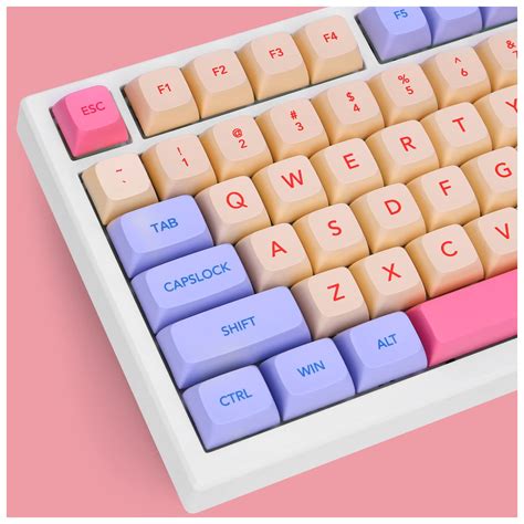 Buy Kxrors Pbt Keycaps Keys Pink Cute Keycaps Dye Sublimation Key