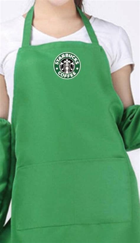 Starbucks Apron Costume Child Adult Barista Etsy