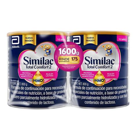 Fórmula de continuación Similac Comfort etapa 2 de 1 a 3 años 1600 g