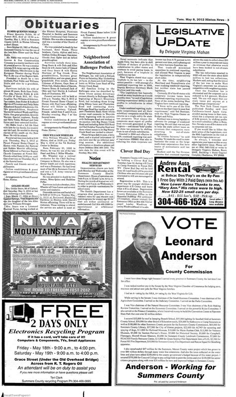 The Hinton News May 8 2012 Page 3