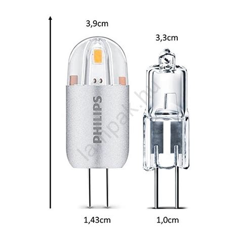 LED Izzó Philips G4 1 2W 12V CAPSULE lampak hu