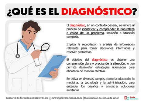 Qué Es El Diagnóstico Definición De Diagnóstico