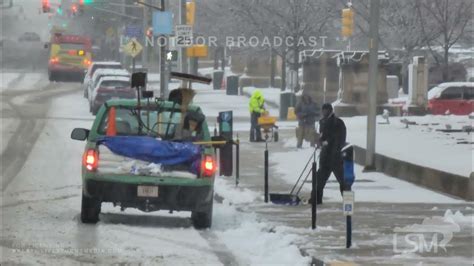 01 25 2023 Indianapolis Indiana Significant Winter Storm Downtown