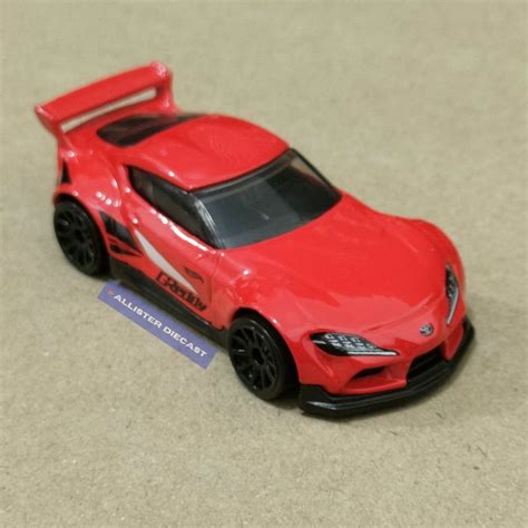 Merah Loose Hot Wheels Toyota Gr Supra Red Hotwheels Toyota Gr Supra Red Hw Hot Wheels Toyota
