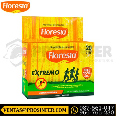 Repelente Floresta Super Extremo 30 Deet 120g Cr Al Por Mayor