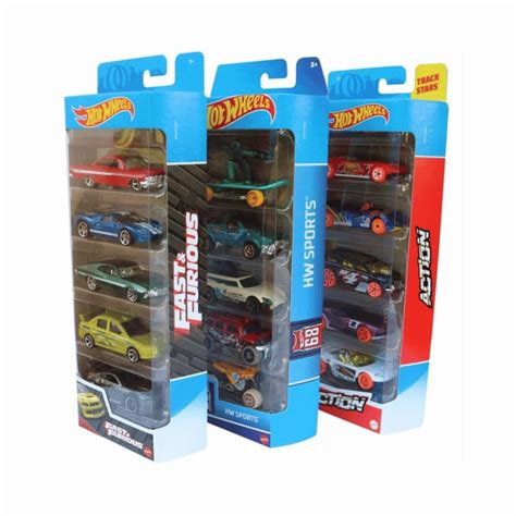 Hot Wheels Pacote 5 Carrinhos Mattel SORTIDOS FisioSmart Loja de produtos ortopédicos