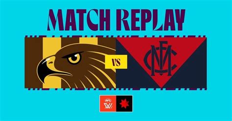 Aflw Match Replay Hawthorn V Melbourne