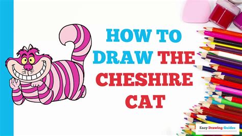 C Mo Dibujar El Gato De Cheshire En Unos Sencillos Pasos Tutorial De