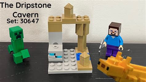 Lego Minecraft The Dripstone Cavern Review Youtube