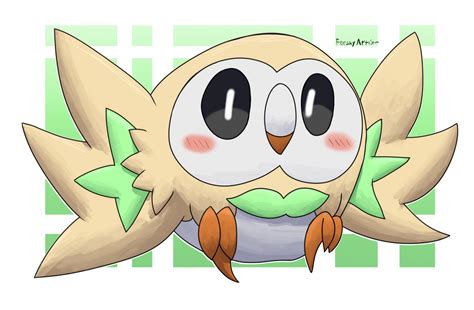 Rowlet~ by FeeshyArtist on DeviantArt