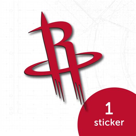 Houston Rockets Decals Desert Cactus Houston Rockets Sticker NBA