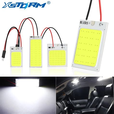 Cob Led Dome Reading Light L Mpada De Mapa Luzes Interiores Do Carro L