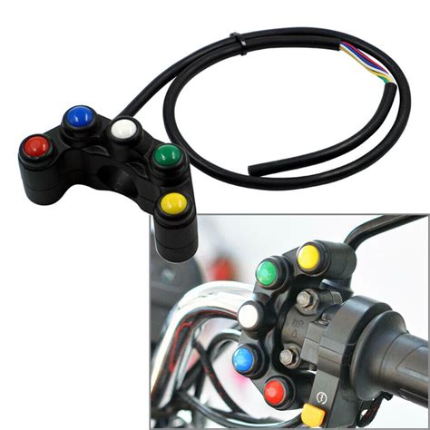 Universal Button Array Motorcycle Switches Race Bikes Motocross Mm