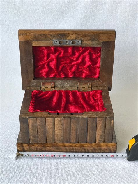 Geheime Box Puzzle Box Magic Box Holzkiste Mit Versteckten Etsy