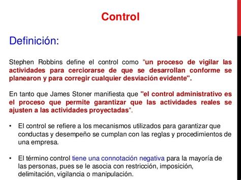 Control Clase