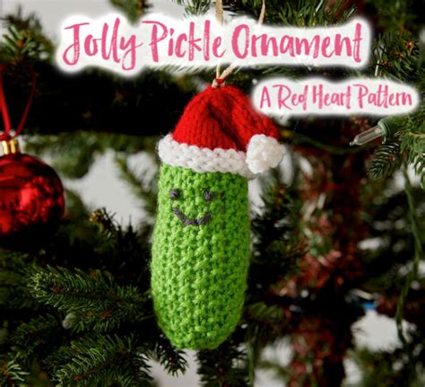 Crochet Pickle Ornament - Marly Bird