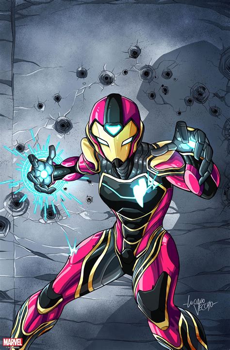 Riri Williams Iron Heart Redesign Variant Iron Heart Marvel