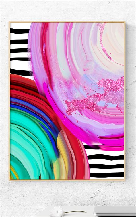 Abstract Print Abstract Painting Colorful Abstract Colorful | Etsy ...