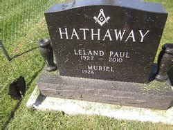 Leland Paul Hathaway 1927 2010 Mémorial Find a Grave