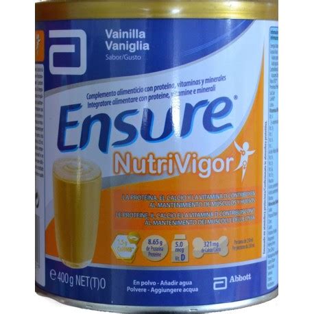 ENSURE NUTRIVIGOR VAINILLA 400 G ABBOTT Farmacia Anna Riba