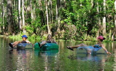 Best tubing in Florida; Four splendid springs