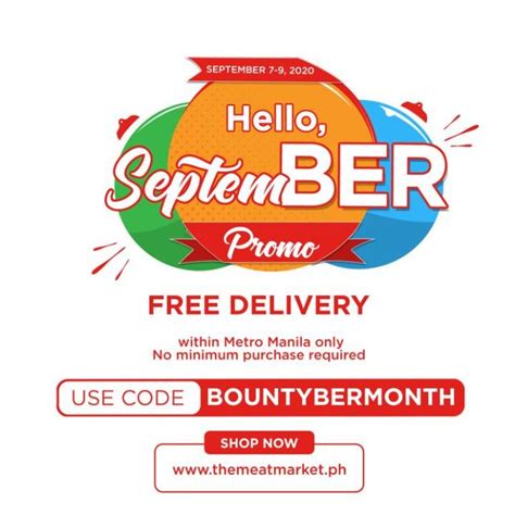 Bounty Fresh Free Delivery September Promo Manila On Sale