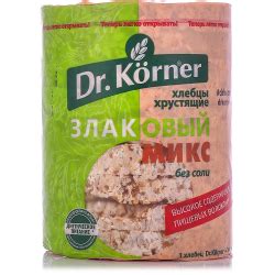 Отзыв о Хлебцы Dr.Korner "Злаковый микс" | Вкусные, для полезного питания.