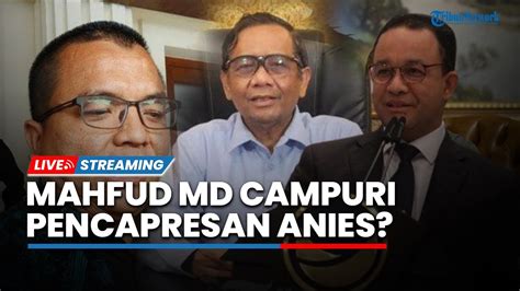 Denny Indrayana Akui Kongkalikong Dengan Mahfud Md Soal Pencapresan