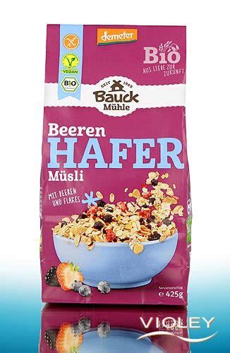 Bauck Beeren Hafer Müsli glutenfrei 425 g bei Violey