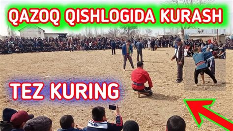 8 mart 2021 Kurash Qarshi tumani Qazoq qishlog ida katta kurash Казок