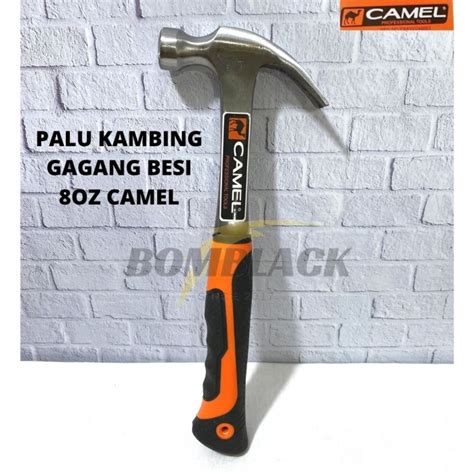 Jual CAMEL Palu Kambing GAGANG BESI 8 Oz Grip Karet Paku Martil Claw