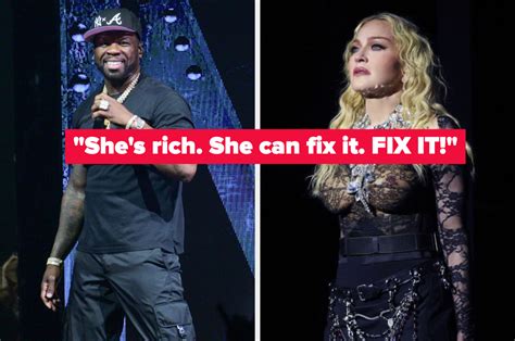 50 Cent Compared Madonna's Body To An Insect By Shaming Her Alleged BBL ...