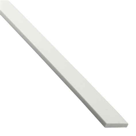 Profilé Lisse Pvc Blanc Mat Standers H3 X L40 X Ep3 Mm L1 M