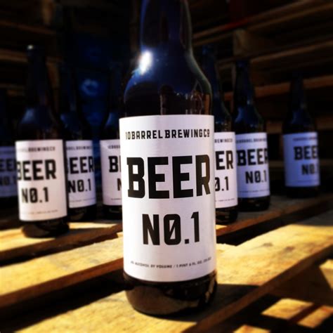 10 Barrel Brewing Releases Beer No 1 Of New Beer Series