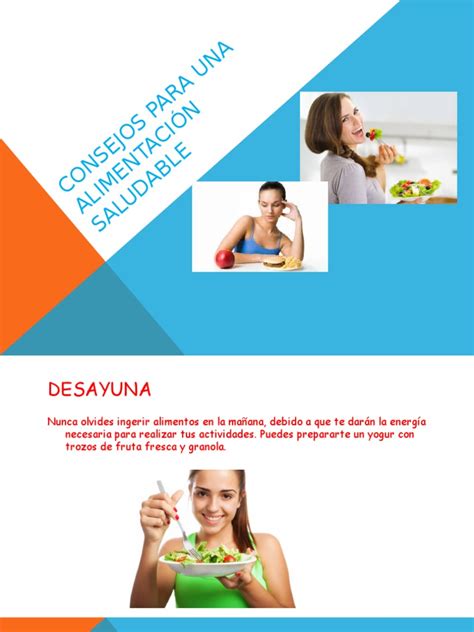 Pdf Consejos Para Una Alimentación Saludable Dokumentips