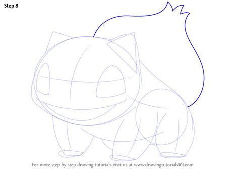 Learn How To Draw Bulbasaur From Pokemon Pokemon Step By Step