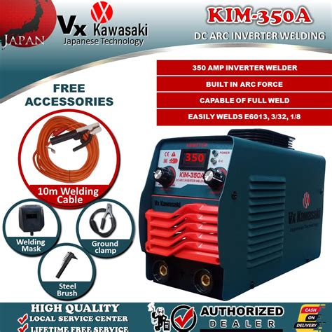 Vx Kawasaki Kim A Inverter Welding Machine Portable With M