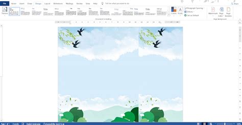 Cara Mengubah Background Halaman Microsoft Word Blogger Koplo